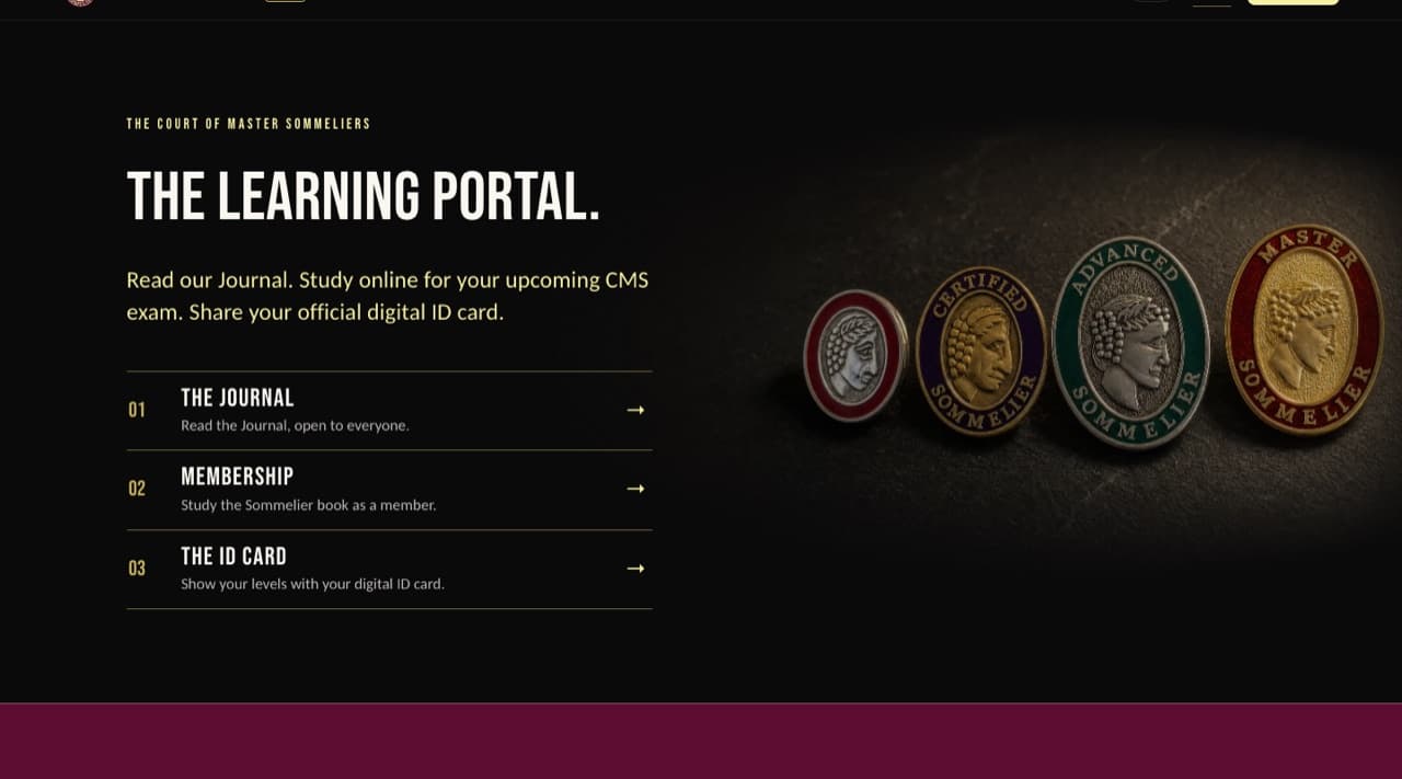 The Court of Master Sommeliers Learning Portal